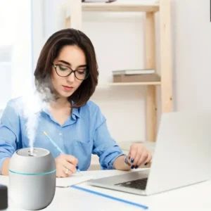 Humidifier With Warm Led Outline  USB Portable Air