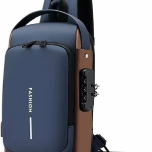 Blue & Brown Multifunction bag........