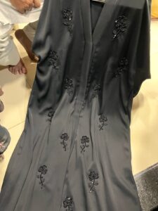 Luxury Zoom Nida Black Abaya