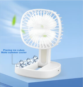 Mini Usb Rechargeable Fan Desktop Foldable...