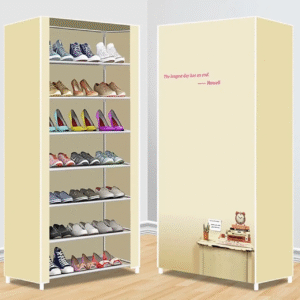 8 Layer Portable Dustproof Shoe Rack Shoe...