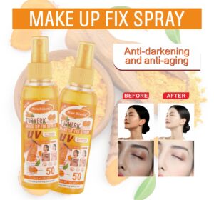 1 Pc Kiss Beauty Makeup Fix Spray – Turmeric Oil...