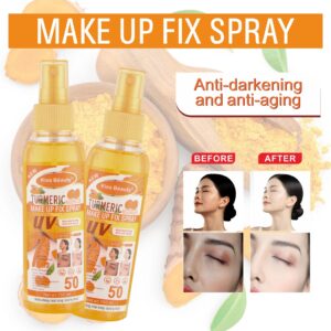 1 Pc Kiss Beauty Makeup Fix Spray – Turmeric Oil...