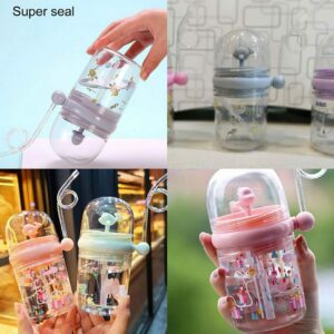 Children Whale Spray Cup Sippy Bottle