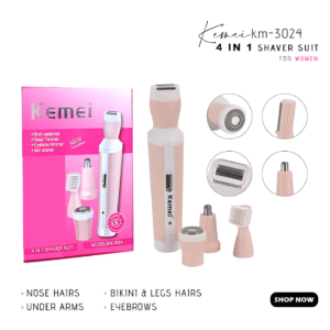 Kemei 4 In 1 Rechargeable Hair Remover Shaver...