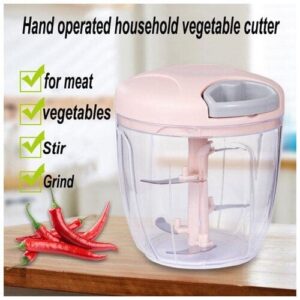 5 Blades Manual Vegetable Chopper Cutter.....