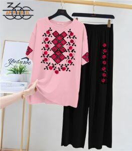 Women Printed Night Suits Premium Jersey